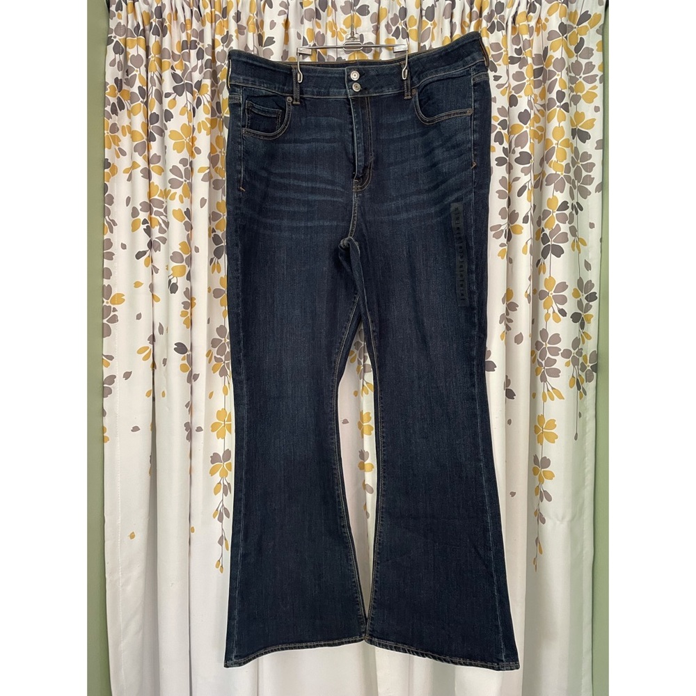 American Eagle hi-rise artist flare size 20 short